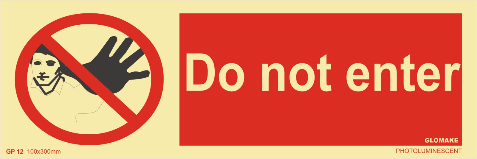 DO NOT ENTER (GP-12)
